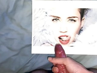 Miley Cyrus cum tribute 11
