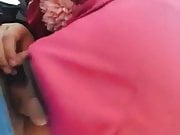 Hijabi giving it