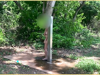 Park, Public Shower, Perfect Body, Amateur Homemade Wife