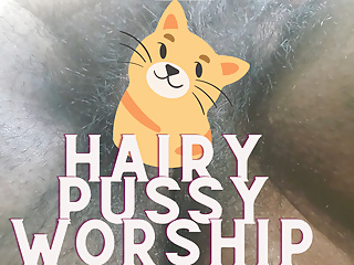 Bbw hairy pussy worship and play...