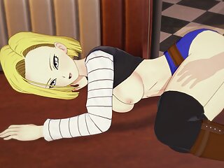 Deepest Throat, Blowjob, Moaning, Android 18