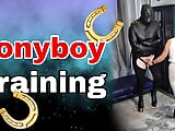 Training Zero Femdom Pony Boy BDSM Training! Bondage Slave Real Homemade Orgasm Cum Milf Stepmom Female Domination