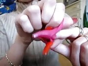 Beautiful orange long nails