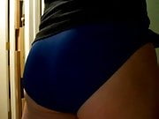 panty blue close up