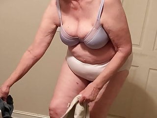 Mature BBW, Clothed, Big Tits Mom, Nude Wife