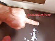 Master Ramon jerks off and spits all over the changing room and presents you with horny, sexy shorts that are delicious 