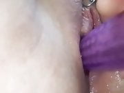fingering my pussy and squirting for the first time