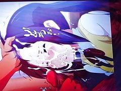 Anime cum on Nakano Azusa face (K-ON) Sop Bukkake