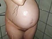 Pregnant shower