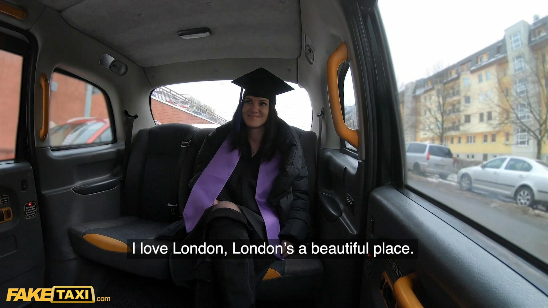 Fake Taxi University Graduate Melany Mendes Strips Off