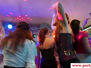 Real european babes cocksucking at sexparty