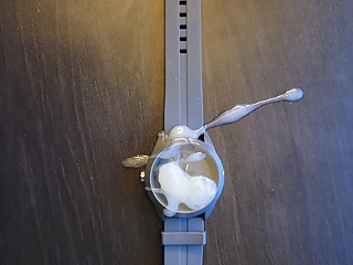 Cumming on a watch