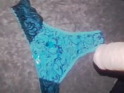 precum on ex lingerie...