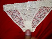 Cumming on my aunt's sexy panties!