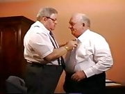 A Chubby Daddy and a Fat Grandpa fuck and suck till cum
