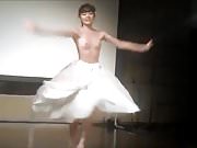 Asian topless dancer