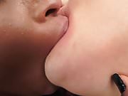 Interracial homosexual kisses