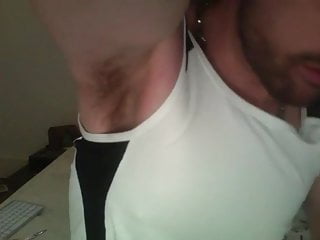 Guy with hot hairy pits...