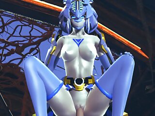 Robot girl cowgirl 3d hentai...