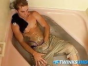 Gorgeous Kelly Cooper wanking off in wet underwear