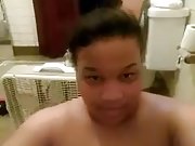 Black bbw in bathtub 