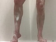 In the shower