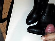 secret cum on my friend's boots