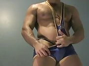 Thick cocked Wrestling stud from Hotgymnast.com
