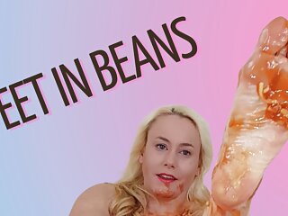 Beans Milf Foot video: Sexy feet in beans milf foot goddess toe soles michellexm