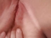 Friend Christina fingers beautiful hairy pussy part 2 