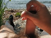 Outdoor masturbation at French Lake : Bourget