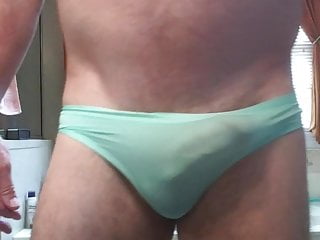 Green panties 