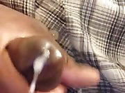Another quick close cumshot at work