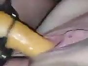 Thesome Dick strapon one pussy 
