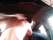 Dominique car fist fuck and pounding