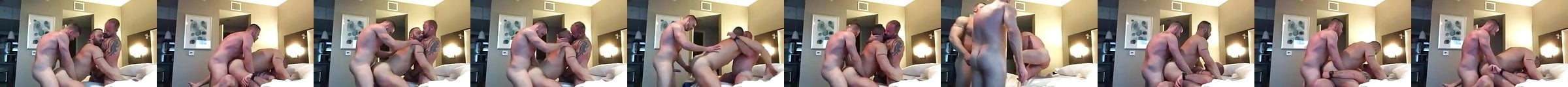 Muscle Bottom Fucked By 3 Stranger Bareback Gay Porn 6c