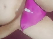 Cumming in hot pink panties