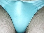 Blue cotton panties No.2