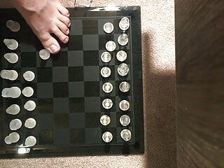 Daddy Plays Chess With His Feet