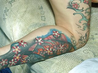 Mature German tattoos in all body, spectacular body #2