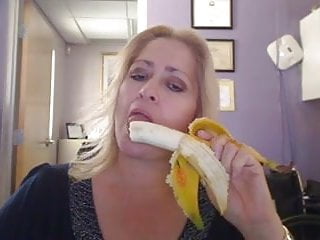 Banana, Skills, MILF, Blowjob