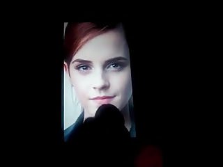 My first cum tribute ever: Emma Watson