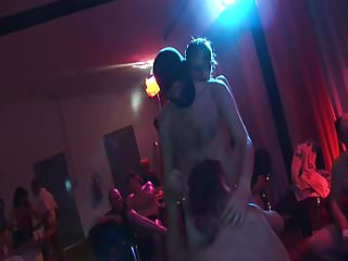 Two girls enjoy amazing sex party...