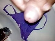 cum on panties again