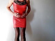 Shiny red dress 2.