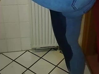 Tight, Tight Jeans, Ass, Pissing