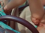 Masturbating in car