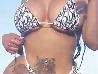 Latina in a bikini 