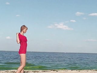Beach, Luka, Teasing, Blondes Babes