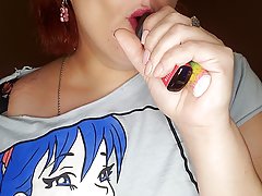 Lilfrillysocks Deepthroats and receives flogging from Dom